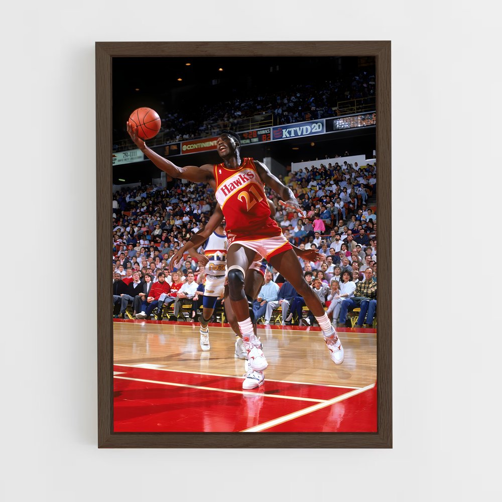 Poster Dominique wilkins agilité – affiche Basketball (vue 5)